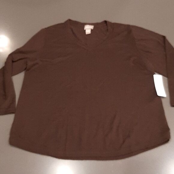 Chico's 1 Brown Sweater - Picture 1 of 11
